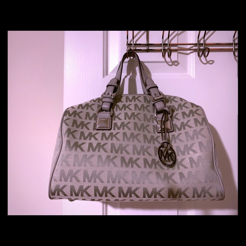 Michael Kors Gray Satchel